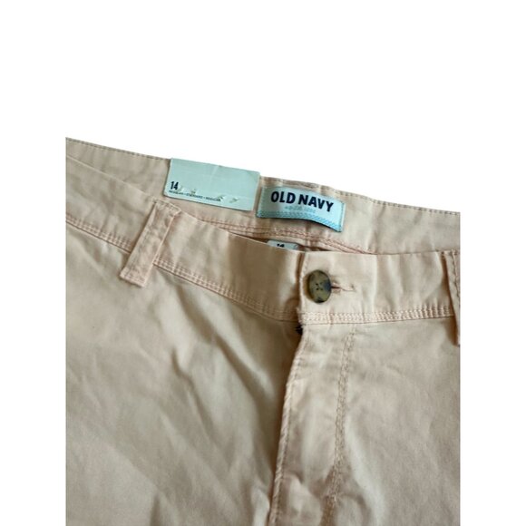 OLD NAVY Women's Peach Cuffed Mid Rise Shorts Size 14 NEW NWT - Picture 5 of 7